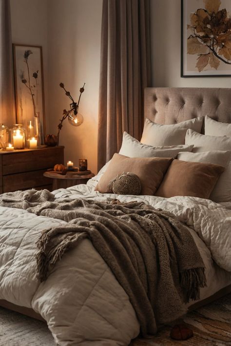 Fall Furniture , Autumn Cozy Fall ,Decor Easy Fall ,
Decor Neutral Fall ,Decor Fall ,Decor Inspiration ,Fall Decor Ideas My Bedroom Aesthetic, Modern Bedroom Design Luxury, Fall Room Aesthetic, Bedroom Design Luxury, Romantic Bedrooms, Aesthetic Tips, Ad Inspiration, Textured Throw Blanket, Fall Furniture