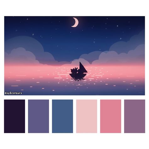 Nighttime Colour Palette, Lofi Art Color Palette, Lo Fi Color Palette, Light Colour Pallete, Lofi Aesthetic Color Palette, Color Palette Dreamy, Lofi Colour Pallet, Lofi Color Palette, Sleep Color Palette