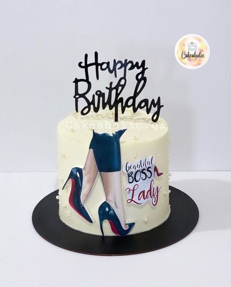 Boss Lady Birthday Cake, Cakes For Ladies Birthday For Women, Bday Cakes For Women Beautiful, Boss Lady Cake, Lady Cake, Paw Patrol Birthday Theme, Ballerina Barbie, Butter Icing, Dress Ankara