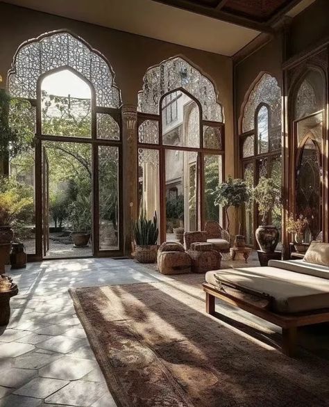 Pakistan Home Decor, Desi House Interior, South Asian Inspired Home Decor, South Asian Inspired Home, Aphrodite Vibes, Desi Interior, Pakistani Home, Desi House, Fantasy Country