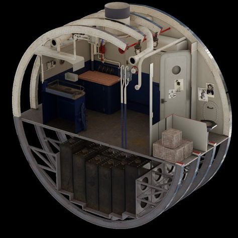 Cutaway Type VII U-Boat WIP - Artwork / Works in Progress - Blender Artists Community Ship Cutaway, Ship Construction, Model Warships, German Submarines, Panther Tank, U Boat, Technical Illustration, Boat Engine, Boat Plans