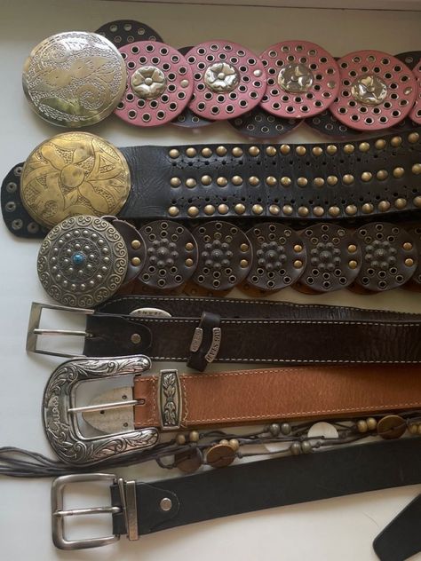 Y2k Fall Fashion, Old Money Life, Belts Aesthetic, Statement Belts, Pinterest Feed, Girl Y2k, Cowboy Baby, Rockstar Gf, Cowboy Girl