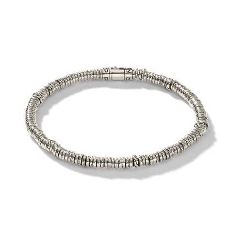 Heishi John Hardy® - Artisan Crafted Heishi Since 1975 Heishi Bead Bracelet, Heishi Bracelet, John Hardy Jewelry, Mens Beaded Bracelets, John Hardy, Heishi Beads, Perfectly Imperfect, Sterling Silver Bead, Bead Bracelet