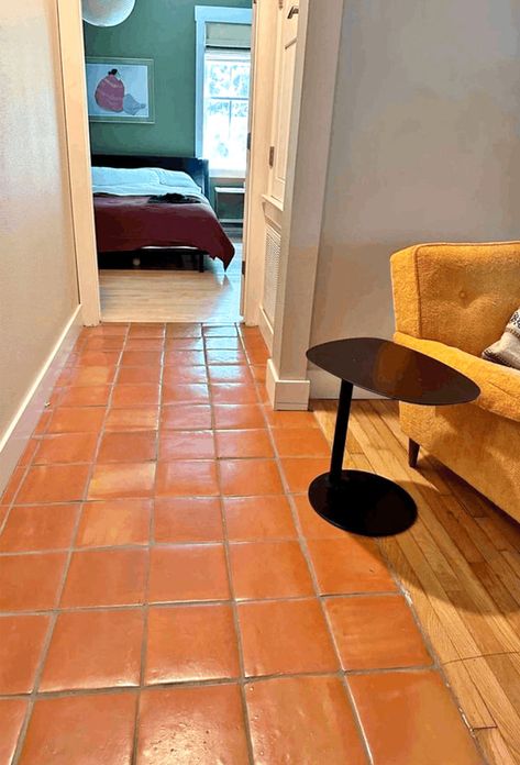 Traditional Terracotta Terra Cotta Floor Kitchen, Terra Cotta Floor Tile, Patio Floors, Terra Cotta Tiles, Octagon Tile, Cotto Tile, Decorative Walls, Clay Imports, Saltillo Tile