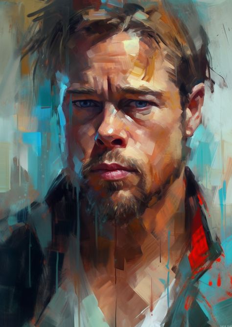 Krenz Cushart, Portrait Palette, Portrait Drawing Tips, Syd Mead, Oil Portrait Painting, Painting Of A Man, Man With A Beard, Film Posters Art, Digital Painting Portrait