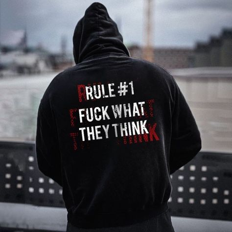 Poker King, Sarcastic Clothing, Man Rules, Ur Mum, Hoodie Quotes, Slim Fit Joggers, Sleeve Placket, Graffiti Wallpaper, Pullover Designs