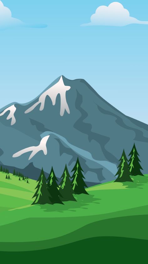 Mountain Background For Editing, Really Cool Backgrounds, Vector Landscape, Vector Nature, Mountain Illustration, 타이포그래피 포스터 디자인, Landscape Mountains, Graphic Arts Illustration, Nature Mountains