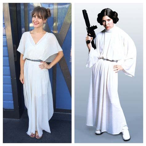 Princess Leia Costume Ideas, Princess Leia Costume Kids, Princess Leia Hair Tutorial, Princess Leia Costume Diy, Princess Leia Shirt, Princess Leia Dress, Star Wars Disneybound, Princess Leia Hair, Disfraz Star Wars