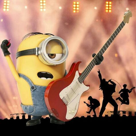 Minion Rock, Minion Meme, Yellow Minion, Despicable Minions, Minion Love, Minions Minions, Musical Quotes, Minion Movie, Minion Pictures