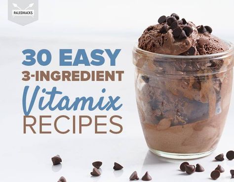 30Easy3-IngredientVitamixRecipes Vitamix Ice Cream Recipes, Vitamix Ice Cream, Vitamix Soup, Vitamix Smoothies, Homemade Cashew Milk, Blendtec Recipes, Banana Breakfast Smoothie, Vitamix Blender, Vitamix Recipes