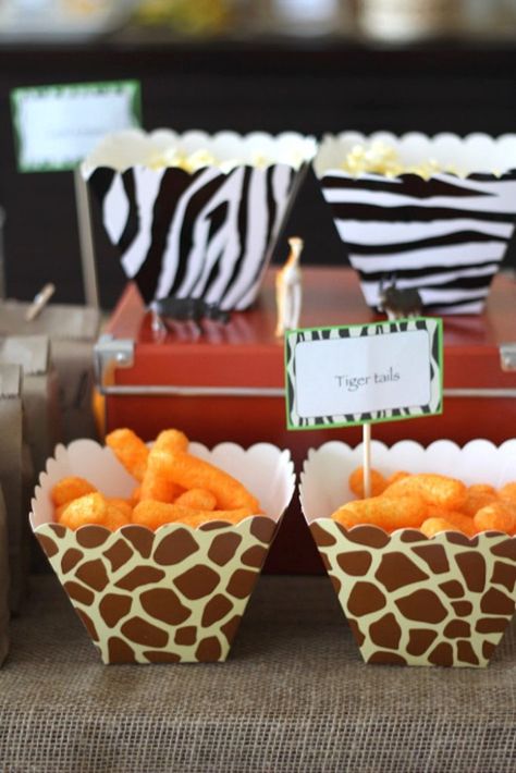 Kara's Party Ideas Mod Jungle Safari Birthday Party | Kara's Party Ideas Safari Party Snacks, Adult Safari Party, Safari Shower Ideas, Photo Wall Backdrop, Safari Party Foods, Safari Snacks, Safari Food, Jungle Safari Cake, Jungle Safari Birthday Party