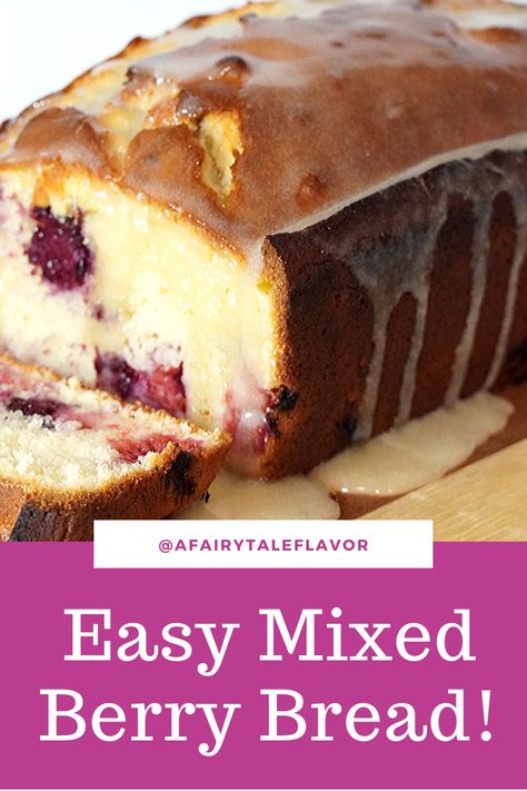 Mixed Berry Bread, Berry Bread Recipe, Homemade Spreads, Blackberry Dessert Recipes, Berry Bread, New Dinner Recipes, Blackberry Dessert, New Recipes For Dinner, Breads Recipes