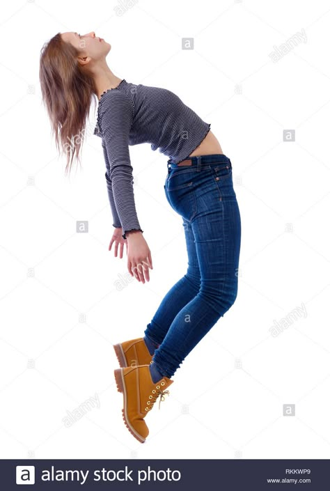 Woman Floating Person Floating In Air Flipping Off Reference, Mid Air Poses Reference, Floating Woman Reference, Person Flying Reference, Girl Floating In Air, Levitating Pose Reference Drawing, Levitating Pose Reference, Person Floating Reference, Person Floating In Air