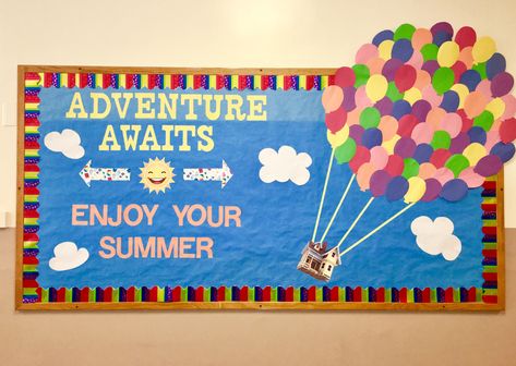 Lorax Bulletin Board, Themed Bulletin Boards, Disney Bulletin Boards, Graduation Bulletin Board, Summer Bulletin Board, Elementary Bulletin Boards, Bulletin Boards Theme, Summer Bulletin Boards, Bullentin Boards