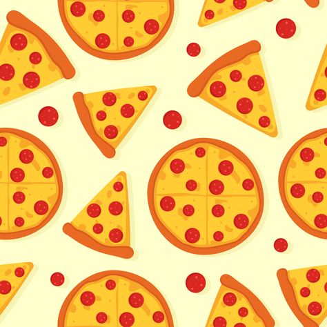 Pizza Moodboard, Pizza Vector Illustration, Freepik Illustration, Fast Food Illustration, Pizza Illustration, Pizza Cartoon, Pizza Pattern, Pizza Vector, Cute Pizza