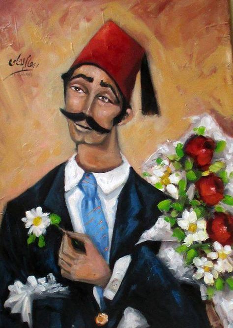 .... .Riham Elshamy .Egypt Egyptian Portrait, Arab Artists, Iraqi Art, Egyptian Painting, Art Arabic, Arte Folk, Arabian Art, Art Deco Illustration, Historical Painting