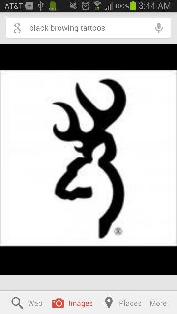 Black browning tattoo Browning Tattoo, Browning, Tattoo Ideas, Tattoos, Quick Saves, Black