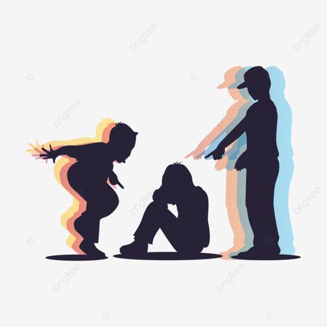 Bullied Kid Aesthetic, Stop Bulling, Child Silhouette, Human Shadow, All About Me Worksheet, Children Boy, Social Problem, Family Problems, Dark Pictures