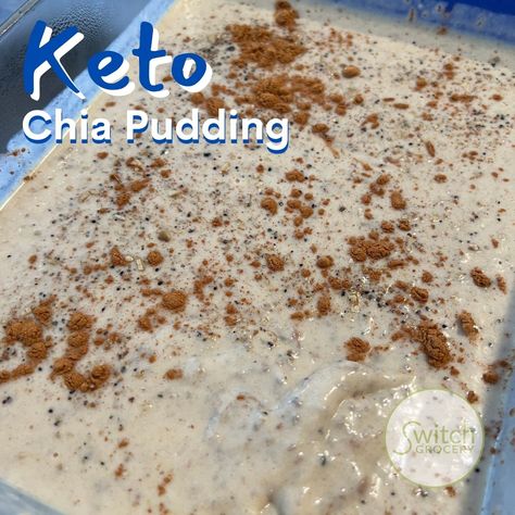 Keto Chow Recipes, Keto Chow Recipe, Keto Chow, Keto Chia Pudding, Healthy Low Carb, Easy Treat, Edible Seeds, Coconut Milk Powder, Natural Protein