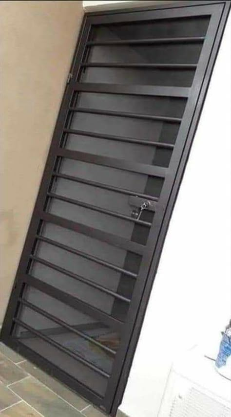 Door Grill Design Metals, Safety Door Design Entrance Modern With Grill, Modern Metal Security Door, Safety Door Iron Design, Main Door Safety Grill Design, Modern Security Screen Door Iron, Home Window Grill Design, Grill Designs, Modern Window Grill