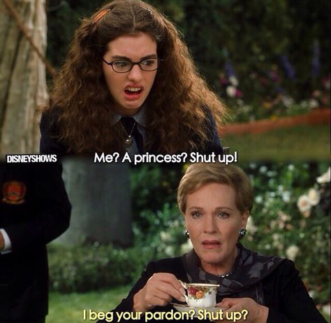 Princess Mia Princess Diaries Quotes, Princess Diaries 1, The Princess Diaries 2001, Diary Movie, The Princess Diaries, Ella Enchanted, Chick Flicks, Diary Quotes, Best Disney Movies