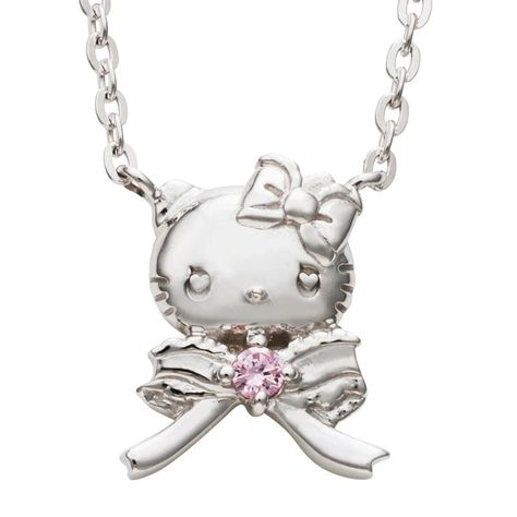 DOLLY MIX and Hello Kitty Collection is released in Japan Today~! Yume cute DOLLY MIX and Hello Kitty collaboration☆ The plump and rounded kitty face colors the chest cutely ★ The stones attached to the ribbon make it shine and show off its presence ♪ Pendant top: approx. width 0.8 x depth 0.1 x height 1 cm, chain length: approx. 40 cmGift box: approx. width 7.8 x depth 3.5 x height 9.3 cm Material: SILVER925, cubic zirconia Gift box with shopper Made in Japan We include shipping Insurance Photo credit: Sanrio Japan Hello Kitty Necklace, Kitty Necklace, Hello Kitty Jewelry, Sanrio Japan, Hello Kitty Items, Hello Kitty Collection, How To Make Ribbon, Ear Hats, Cameras And Accessories