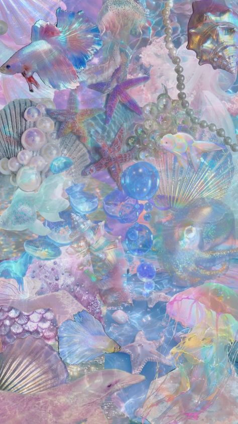 #mermaid #mermaidcore #pastel Pastel Mermaid Aesthetic, Mermaid Aesthetic Pastel, Mermaid Core Wallpaper, Core Wallpaper, Pastel Mermaid, Witch Wallpaper, Mermaid Core, Mermaid Aesthetic, Aesthetic Pastel