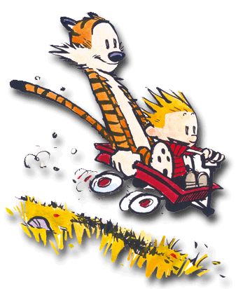 calvin and hobbes Calvin And Hobbes Tattoo, Calvin And Hobbes Wallpaper, Calvin And Hobbes Comics, Vw T6, Red Wagon, Calvin And Hobbes, Fun Comics, Ipad Wallpaper, Animated Movies