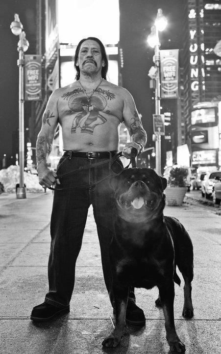 DT #new #tattoos #york #trejo #dany Estilo Cholo, Danny Trejo, Rottweiler Dog, Chicano Art, Tough Guy, Beast Mode, Famous Faces, Black Dog, Rottweiler