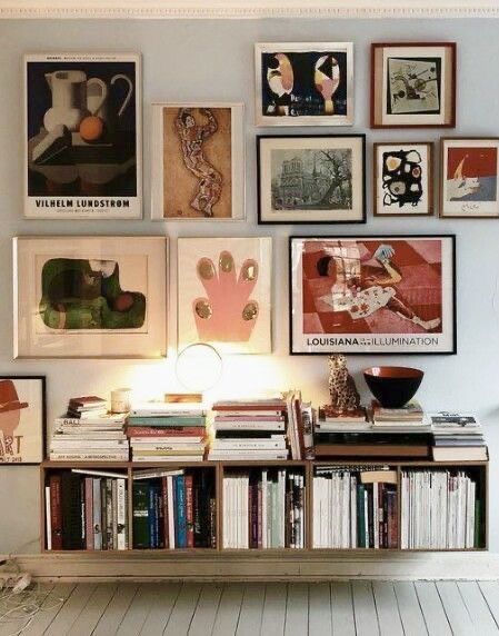 Bedroom Decor For Couples, Lounge Decor, Book Shelf, Art Gallery Wall, 인테리어 디자인, Bedroom Diy, Diy Bedroom Decor, Interior Inspiration, Home Deco