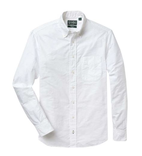 A White Oxford White Oxford Shirt, White Oxford, Oxford Shirt Men, Gitman Vintage, White Shirt Men, Oxford White, Stylish Mens Outfits, Men Shirt Style, Gentleman Style