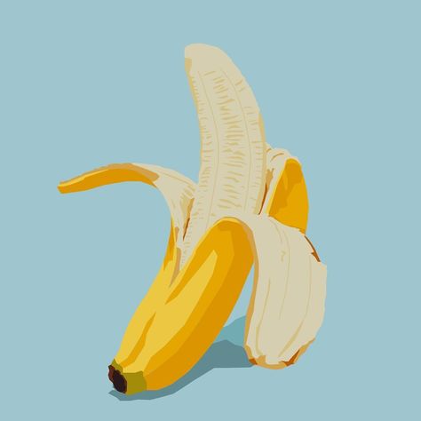 Yum 🍌 fruits in #illustrator Day 1 .. .. #design #graphicdesign #designinspiration #designfeed #InspoFinds #adobephotoshop #illustration #typography #showcase #designinspo #graphics #art #fruits #fruit #adobeillustrator #adobe #banana Banana Illustration, Illustration Typography, Fruit Art, Bananas, Design Inspo, Adobe Photoshop, Adobe Illustrator, Illustrator, Typography