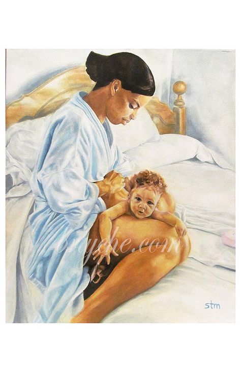 Black Family Art, Mother And Baby Art, Art Black Love, Love Artwork, African Artwork, American Fine Art, Afrique Art, Black Family, Afrocentric Art