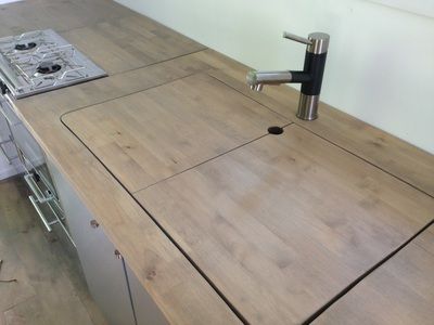 Kitchen Sink Sizes, Kitchen Sink Ideas, Butcher Block Countertop, Sink Cover, Sink Ideas, Butcher Blocks, Sink Sizes, The Butcher, Tiny House Kitchen