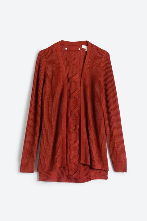 Women's Pinque Jamelya Back Detail Cardigan | Stitch Fix Soft Cardigan, Cardigan Top, Cardigan Fashion, Cashmere Cardigan, Textured Knit, Back Design, Everyday Wardrobe, Knit Sweater Cardigan, Long Sleeve Cardigan