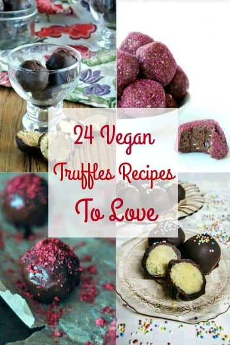 Truffles Recipes, Vegan Chocolate Truffles, Vegan Chocolate Recipes, Vegan Truffles, Vegan Candies, Vegan Holidays, Truffle Recipe Chocolate, Truffle Recipe, Vegan Christmas