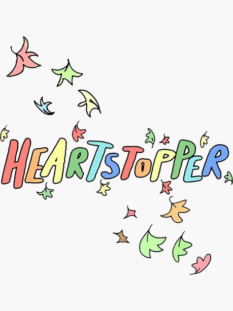 Heartstopper Things To Draw, Heart Stopper Bookmark, Easy Heartstopper Drawings, Heartstopper Color Palette, Heart Stopper Drawings, Heartstopper Drawing Ideas, Heartstopper Doodles, Heartstopper Design, Heartstopper Drawings