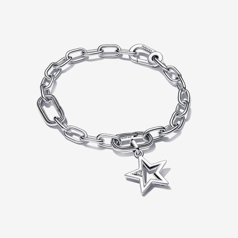 Pandora Me, Diy Jewelry Gifts, Sparkling Stars, Gift Diy, Charm Beads, Wedding Jewelry Bracelets, Jewelry Lookbook, Star Bracelet, Bead Charm Bracelet