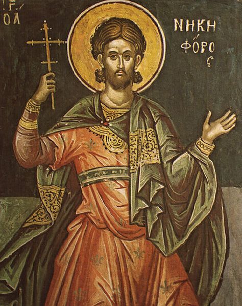 Martyr Nicephorus of Caesarea, in Palestine - Orthodox Church in America Justin Martyr, Happy Feast Day, Martyrs' Day, Early Church Fathers, Eastern Orthodox Church, Byzantine Icons, Religious Images, Nagasaki, Orthodox Icons