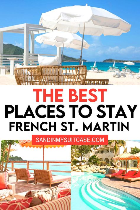 Discover the best places to stay in St. Martin, French side! Orient Bay and Grand Case are two of the most popular resort areas. We also dish on the best hotels in French St. Martin. Orient Beach St Martin, Martin French, Saint Martin Island, Secrets Resorts, Best Boutique Hotels, St Maarten, St Martin, Best Resorts, Top Hotels