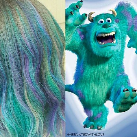 32 Disney-Inspired Rainbow Hair Ideas Fit For a Princess Disney Hair Color, Hairstyles For Disney, Softball Hair Braids, Rainbow Hair Ideas, Disney Hairstyles, Fox Hair Dye, Wild Hair Color, Softball Hairstyles, Disney Hair