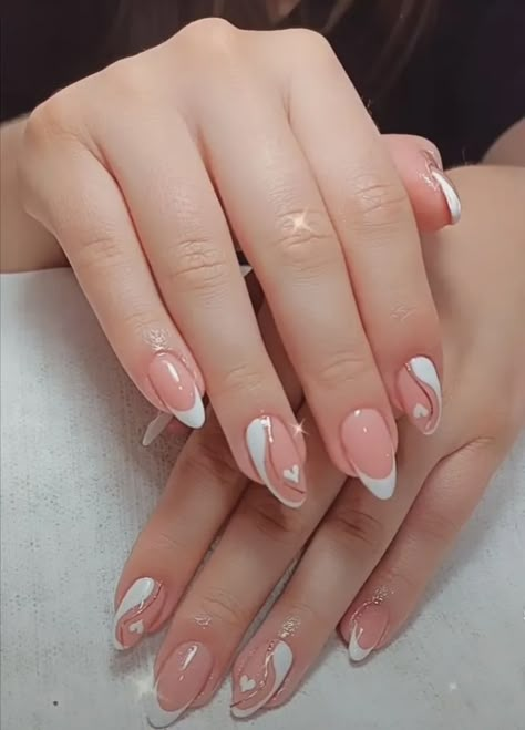 Nails Yellow, Simple Gel Nails, Blush Nails, Soft Nails, Short Acrylic Nails Designs, Fancy Nails, Nail Extensions, Short Acrylic Nails, Valentine's Day Nails