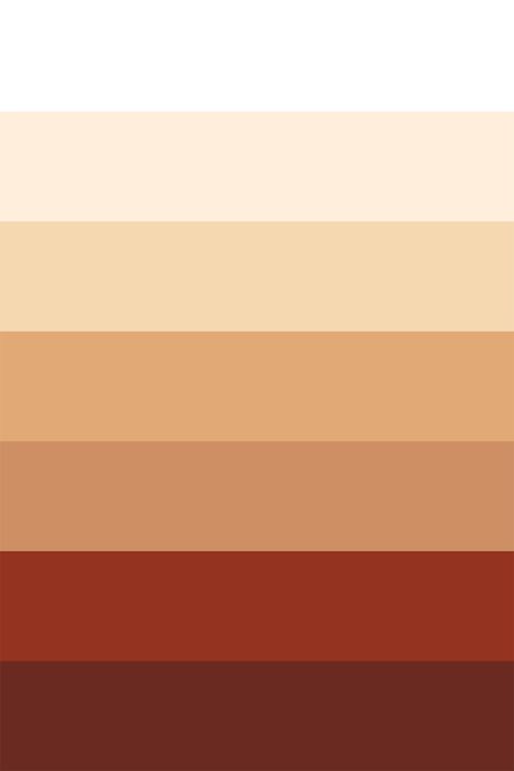 Burnt Orange Rainbow - Warm Red Gradient by Design by Cheyney Poster Shades Of Burnt Orange Colour Palettes, Burnt Orange Shades, Burnt Red Color Palette, Orange Beige Color Palette, Burnt Orange Branding, Warm Red Aesthetic, Burnt Orange Colour Palette, Warm Colors Palette, Warm Colors Aesthetic