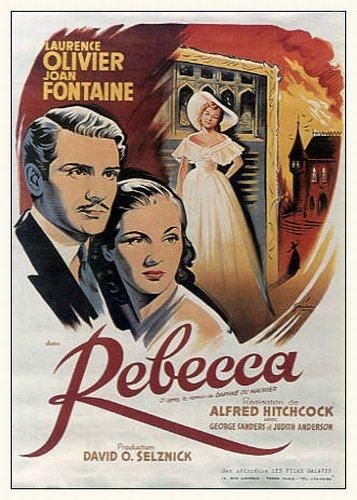 Rebecca "Last night I dreamt I went to Manderley again" Rebecca 1940, French Movie Posters, Vintage Films, Old Movie Poster, Alfred Hitchcock Movies, Hitchcock Film, Film Netflix, Old Movie Posters, Film Vintage