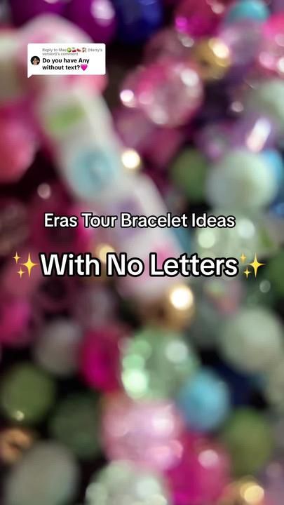 Eras Tour Bracelets Without Letters, Taylor Swift Era Bracelet, Eras Tour Friendship Bracelet Ideas, Eras Bracelet Ideas, Taylor Swift Friendship Bracelet Ideas, Eras Tour Bracelet Ideas, Taylor Swift Bracelet Ideas, Friendship Bracelets Eras Tour, Bracelets Eras Tour