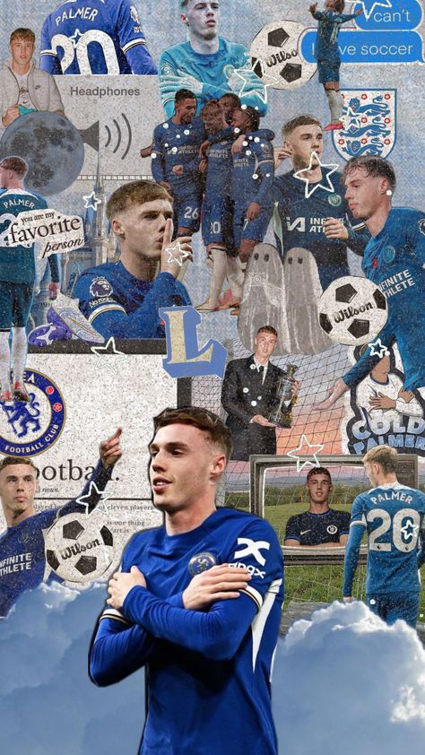 #colepalmer #football #blue R6 Wallpaper, Collage Football, Chelsea Wallpapers, Cole Palmer, Business Card Design Black, Gentleman Aesthetic, Football Illustration, Blue Wallpaper Iphone, Chelsea Football