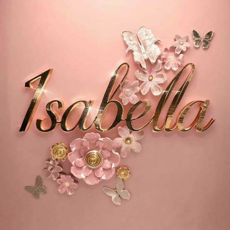 Briella Name, Happy Birthday Isabella, Isabella Name, Beautiful Angels Pictures, Ancient Books, Angel Pictures, Happy B Day, Aesthetic Collage, Name Art