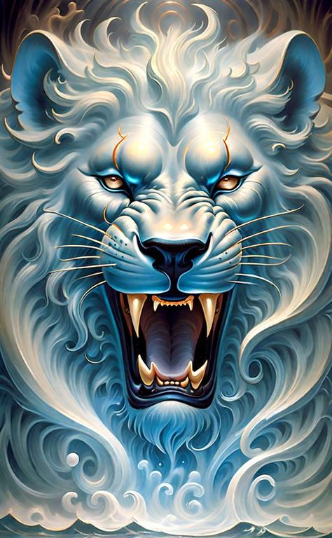 Tiger Spirit Animal, Evolutionary Art, Genos Wallpaper, Lion Artwork, Drawing Superheroes, Eagle Wallpaper, Spirit Animal Art, Lion Wallpaper, Wild Animals Pictures