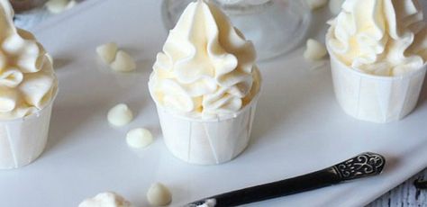 frosting White Chocolate Buttercream Frosting, White Chocolate Frosting, White Chocolate Buttercream, Torte Cupcake, Icing Recipes, Dessert Aux Fruits, Buttercream Recipe, Icing On The Cake, Chocolate Buttercream