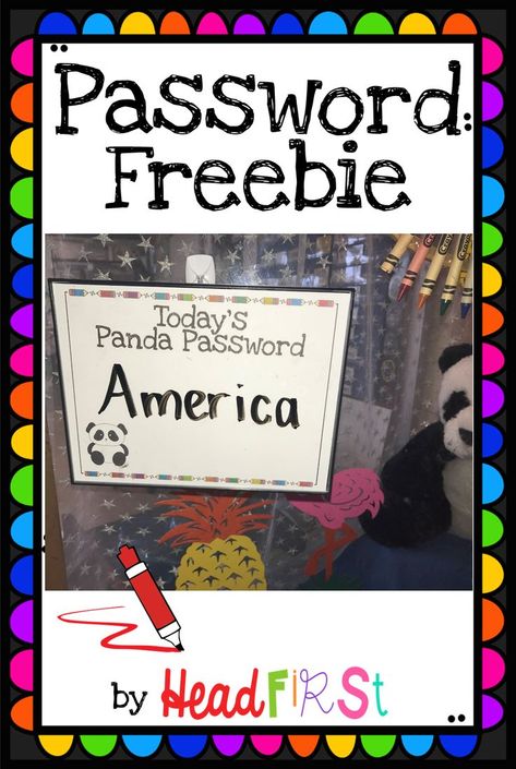 FREEBIE ALERT: Having a password to enter the classroom is a quick and easy way to reinforce a concept and do a quick assessment. Use sight words, number bonds, number sentences, the possibilities are endless! Click to download this FREE resource! First Grade Freebies, Number Sentences, Number Bonds, High School Classroom, Sight Word, A Concept, School Classroom, Sight Words, Free Resources